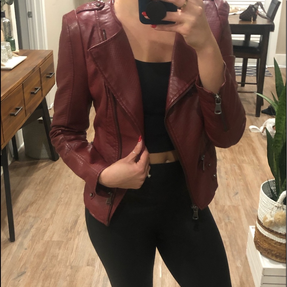 Guess Faux Leather Jacket